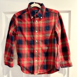 Boys Ralph Lauren button down flannel